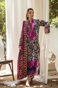 03-Piece Printed Lawn Suit With Embroidery - Ready To Wear