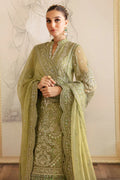 Designer Suit Embroidered Chiffon Formal Suit. Ready To Wear