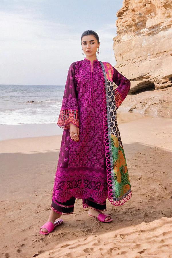3 Piece Stitched Chikankari Suit - Ready To Wear