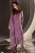 Dusty Mauve - Embroidered Chiffon Suit | Ready To Wear