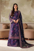 03-Piece Printed Lawn Suit With Embroidery - Ready To Wear