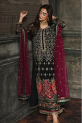 03-Piece Chiffon Suit With Embroidery - Ready To Wear