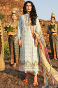 03-Piece Lawn Suit With Embroidery - Ready To Wear