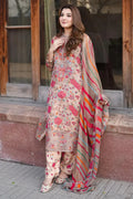 03-Piece Printed Lawn Suit - Ready To Wear