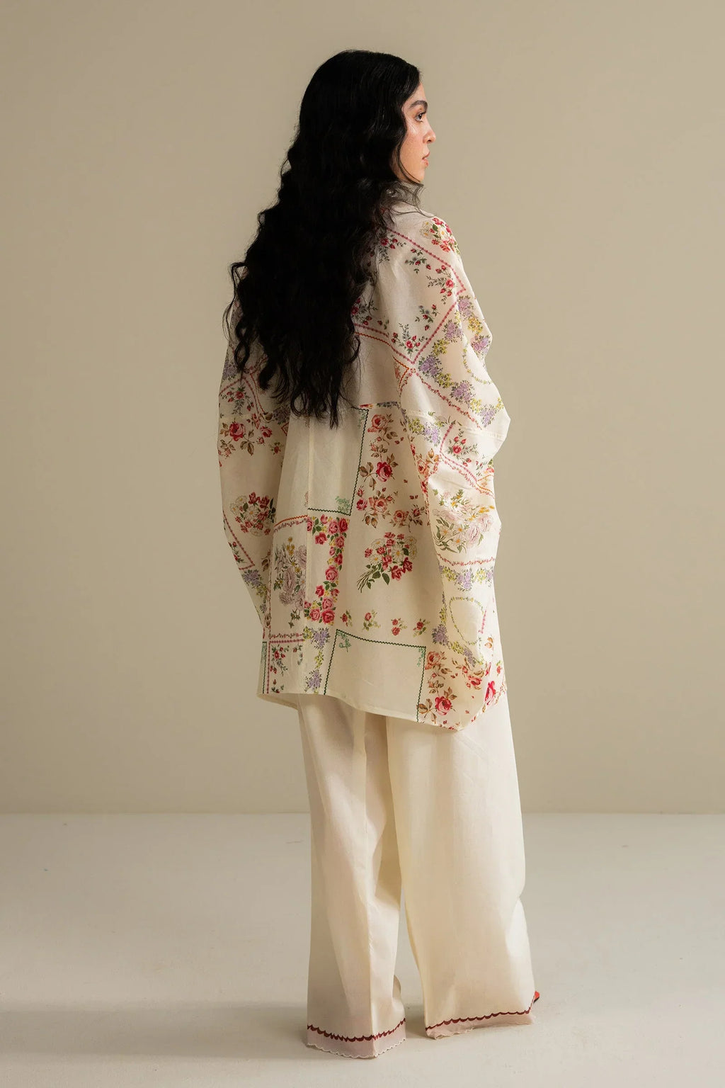 3 Piece Stitched Designer Suit - Ready To Wear
