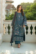 03-Piece Lawn Suit With Embroidery - Ready To Wear