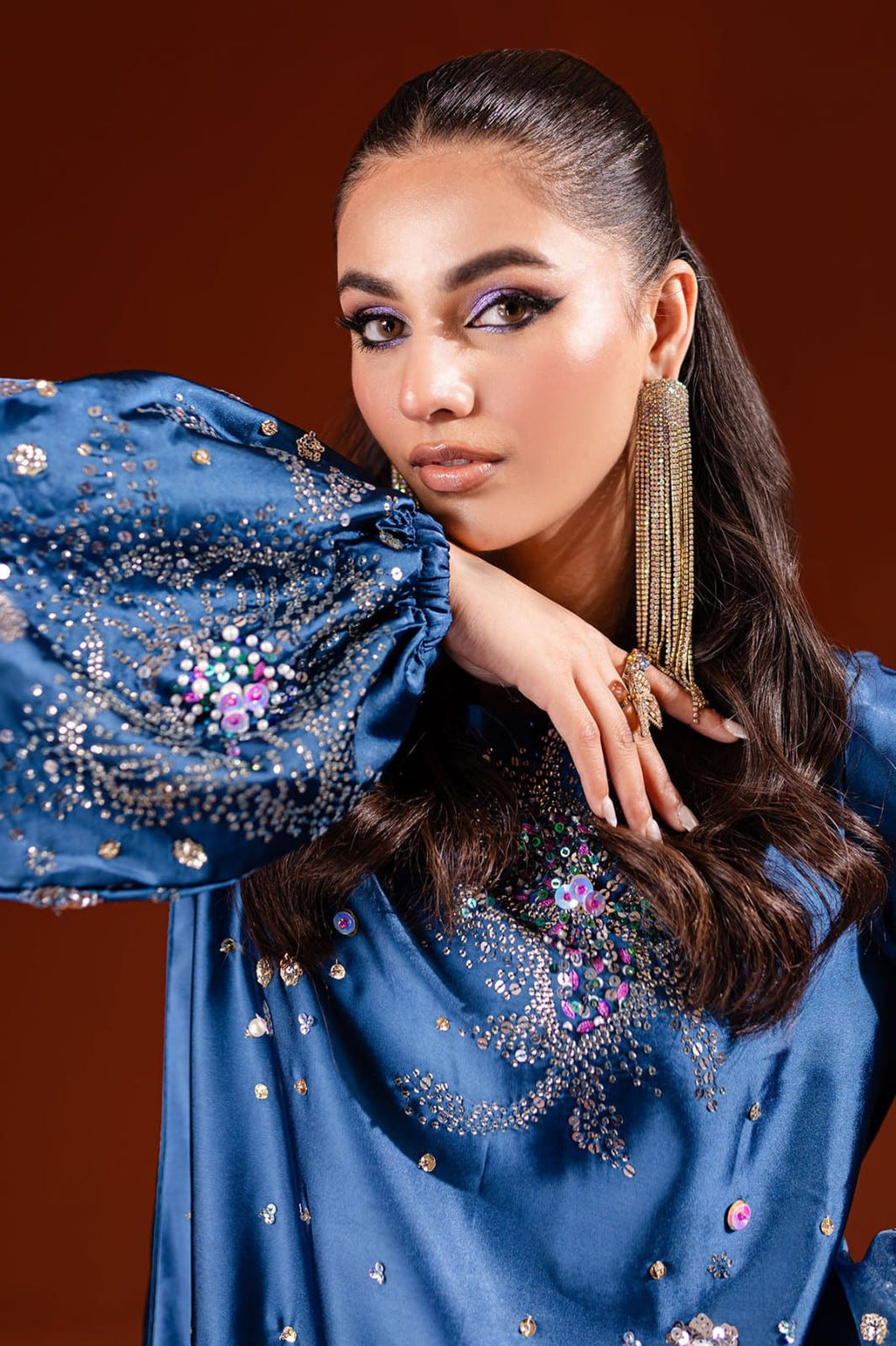 3 Piece Stitched Silk Suit Perfect for Wedding Collection - Ready To Wear