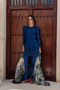 3 Piece Stitched Lawn Suit - Ready To Wear