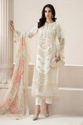 Pearl & Peach Bloom - Chikankari Suit | Ready To Wear