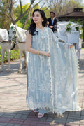 Cloud Blue - Embroidered Lawn Suit | Ready To Wear