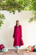 Rania - Plum Kurta Set