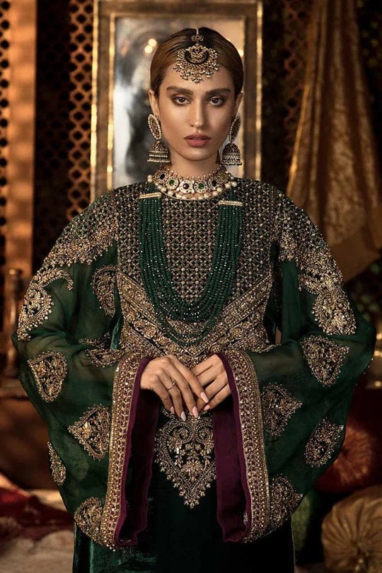 3 Piece Stitched Bridal Wear Luxury Suit - Ready To Wear