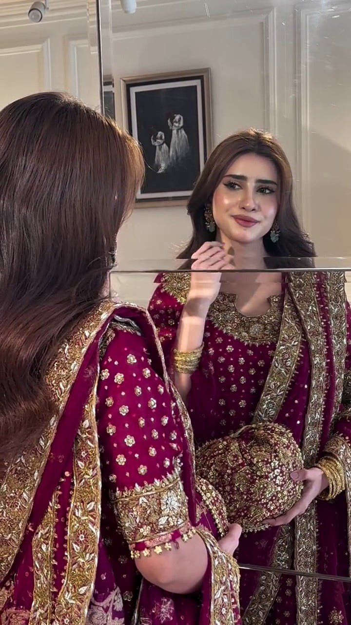 Wedding Edition Shocking Pink Chiffon