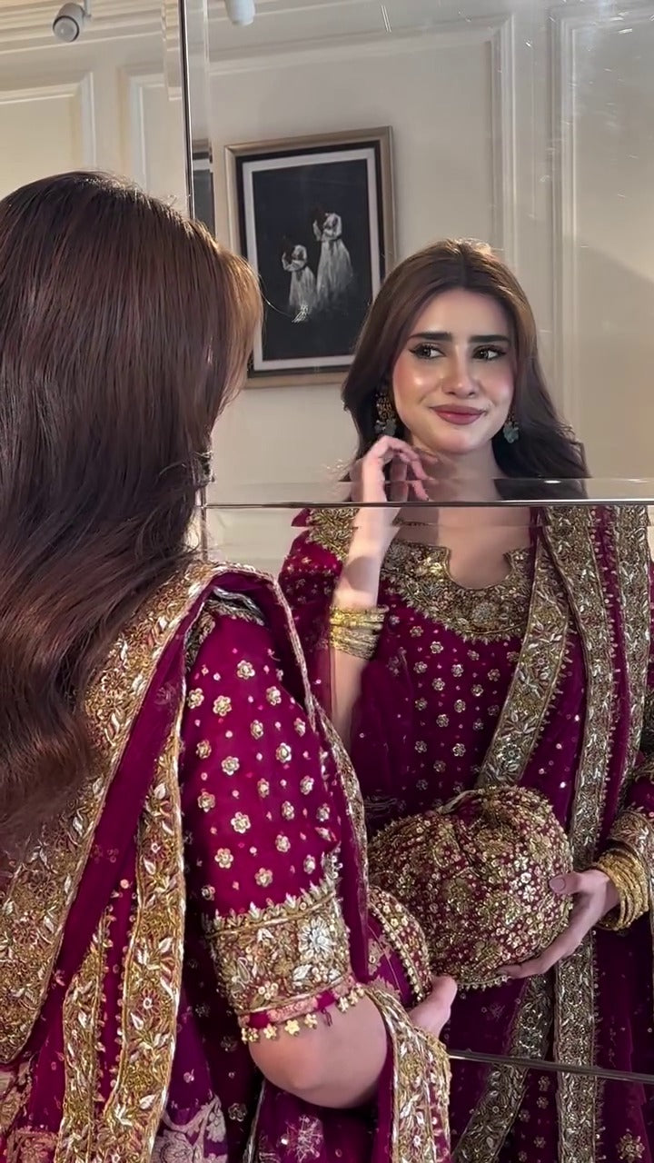 Wedding Edition Shocking Pink Chiffon