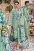 03-Piece Lawn Suit With Schiffli Embroidery - Ready To Wear
