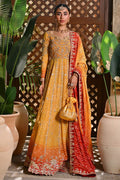 03-piece Heavy Embroidered Chiffon Maxi | Ready to wear