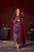 03-Piece Chiffon Suit With Heavy Embroidery - Ready To Wear