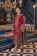 03-Piece Chiffon Suit With Heavy Embroidery - Ready To Wear